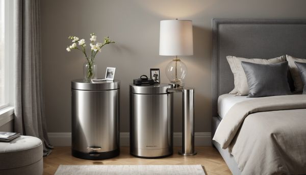 Les poubelles de chambre : élégance et praticité révélées